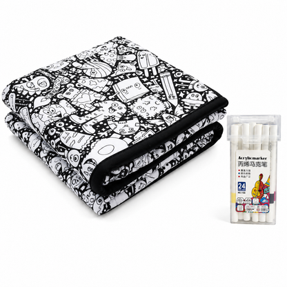 CreativeCuddle™ Coloring Blanket