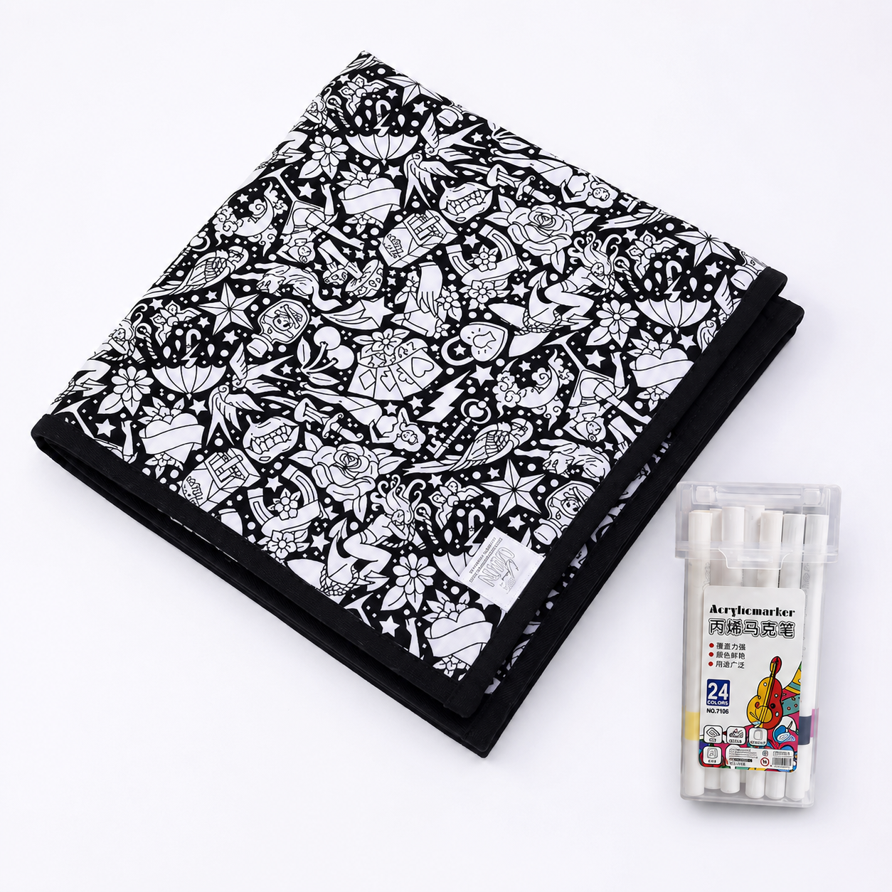 CreativeCuddle™ Coloring Blanket