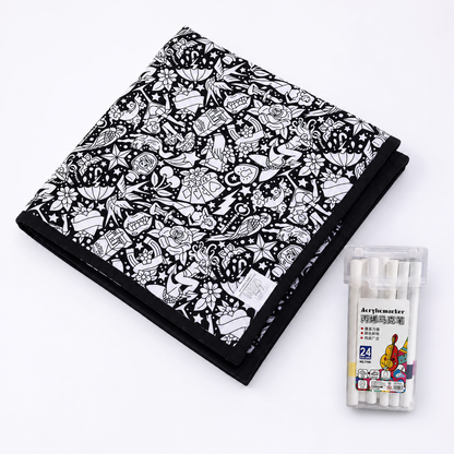 CreativeCuddle™ Coloring Blanket