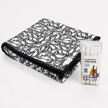 CreativeCuddle™ Coloring Blanket
